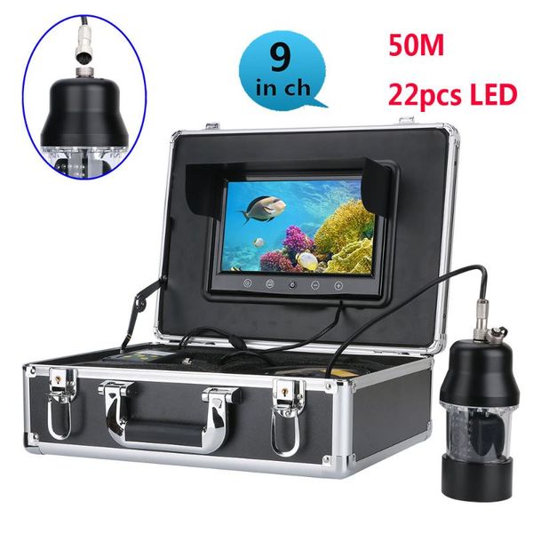 cameras 50m professional underwater fishing video camera fish finder 9 inch color screen waterproof 22 leds 360 degree rotating
cameras 50m professional underwater fishing video camera fish finder 9 inch color screen waterproof 22 leds 360 degree rotating