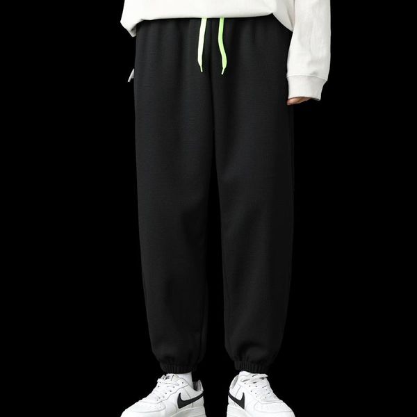 men's pants spring autumn men sweat casual outdoors trendy street elastic waist fashion loose straight woman trousers s-3xl, Black
men's pants spring autumn men sweat casual outdoors trendy street elastic waist fashion loose straight woman trousers s-3xl, Black