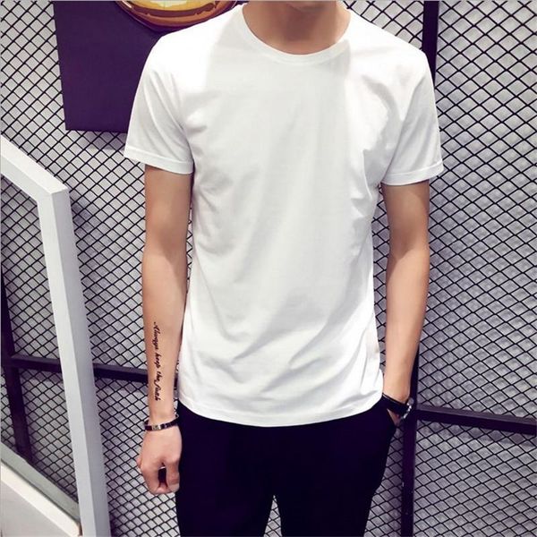 men's t-shirts oversized t-shirt 2021 summer trend white short-sleeved round neck slim bottoming shirt half sleeve, White;black
men's t-shirts oversized t-shirt 2021 summer trend white short-sleeved round neck slim bottoming shirt half sleeve, White;black