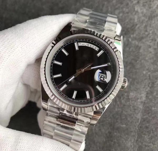 luxury 2813 movement watch sweep automatic mechanical silver stainess sapphire black dial solid clasp men watches wristwatches, Slivery;brown
luxury 2813 movement watch sweep automatic mechanical silver stainess sapphire black dial solid clasp men watches wristwatches, Slivery;brown