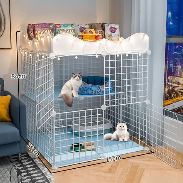 pets villa cat house iron fence playpen indoor sleeping bed exercise living room foldable diy kitten cats cage carriers,crates & houses
pets villa cat house iron fence playpen indoor sleeping bed exercise living room foldable diy kitten cats cage carriers,crates & houses