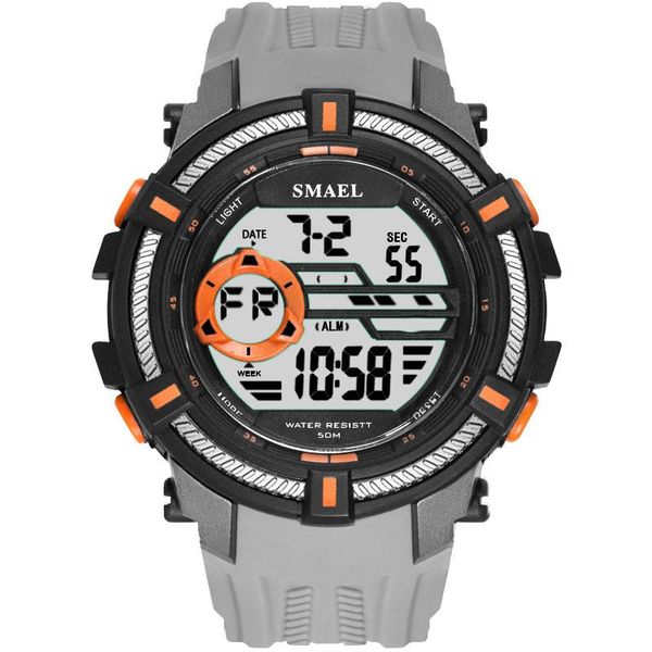 wristwatches men sport watches smael led digital watch big dial s relojes hombre casual clock waterproof, Slivery;brown
wristwatches men sport watches smael led digital watch big dial s relojes hombre casual clock waterproof, Slivery;brown