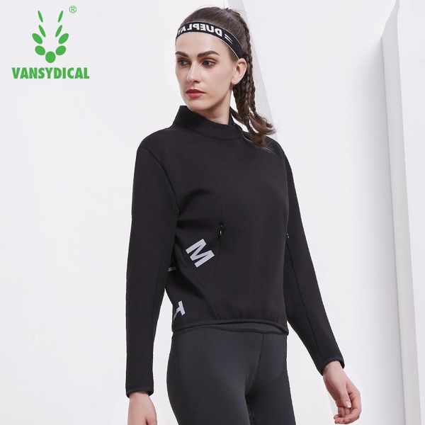 gym clothing vansydical autumn winter sports running yoga women's slim long sleeve letters pullover outdoor fitness workout sweater, White;black
gym clothing vansydical autumn winter sports running yoga women's slim long sleeve letters pullover outdoor fitness workout sweater, White;black