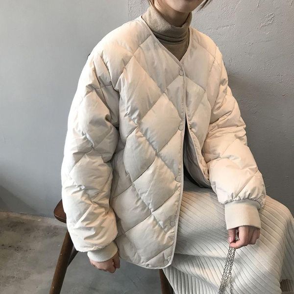women's wool & blends lingge cotton jacket winter solid warm 2021 korean fashion temperament collarless short trend, Black
women's wool & blends lingge cotton jacket winter solid warm 2021 korean fashion temperament collarless short trend, Black