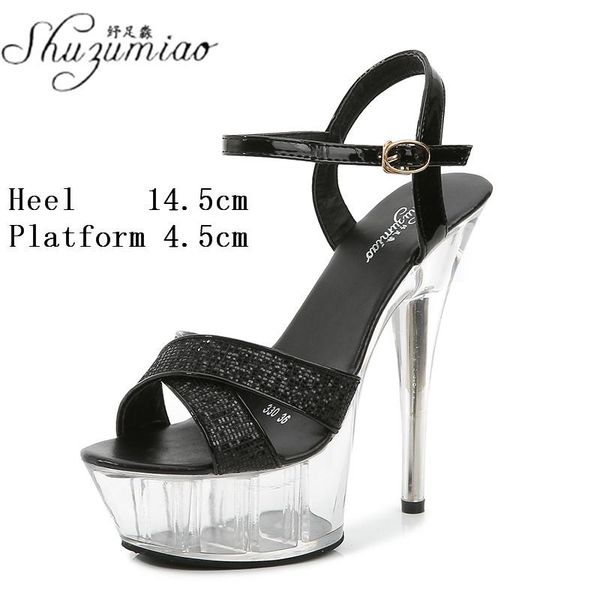 sandals model women 2021 striptease show party club girl clear crystal super high heel 15cm platform pole dancing shoes, Black
sandals model women 2021 striptease show party club girl clear crystal super high heel 15cm platform pole dancing shoes, Black