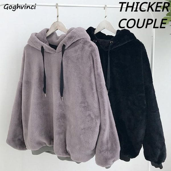 women's hoodies & sweatshirts with hat women couple warm plus velvet thicker korean style harujuku lovely students vintage streetwear, Black
women's hoodies & sweatshirts with hat women couple warm plus velvet thicker korean style harujuku lovely students vintage streetwear, Black