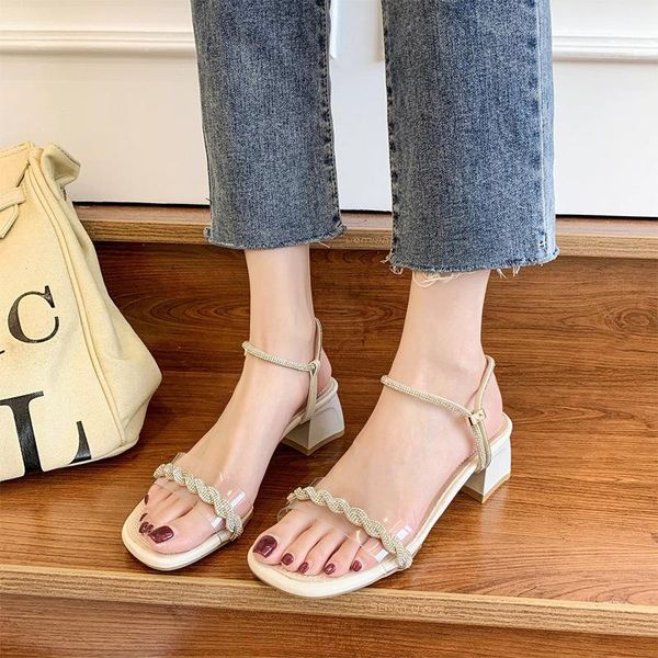 sandals comfort shoes for women block heels clear suit female beige 2021 summer med all-match chunky black rhinestone high m
sandals comfort shoes for women block heels clear suit female beige 2021 summer med all-match chunky black rhinestone high m