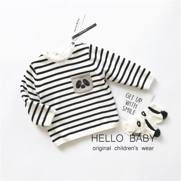 cardigan tonytaobaby winter babies black and white stripes pure cotton sweater plus, Blue
cardigan tonytaobaby winter babies black and white stripes pure cotton sweater plus, Blue