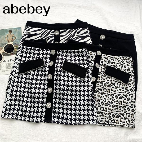 summer fashionable all-match plaid leopard zebra skirt high waist slim diamond button short skirts, Black
summer fashionable all-match plaid leopard zebra skirt high waist slim diamond button short skirts, Black