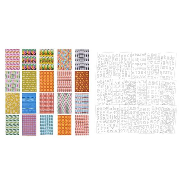 wall stickers 20pcs cute films po diary & 20pack letter and number stencils reusable alphabet
wall stickers 20pcs cute films po diary & 20pack letter and number stencils reusable alphabet