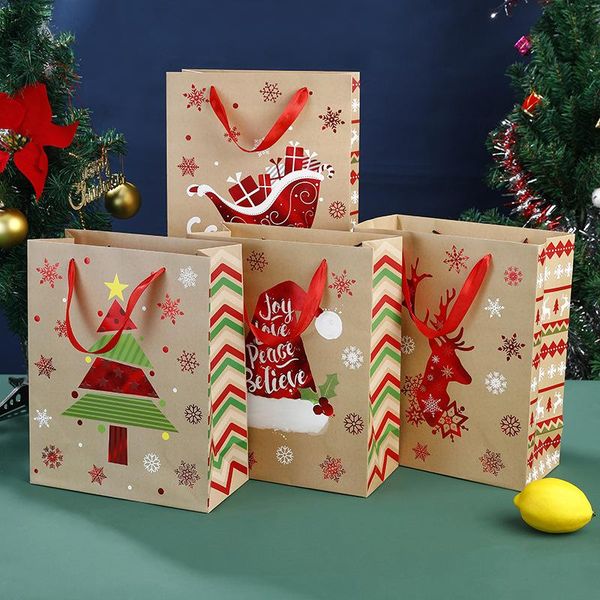 gift wrap portable kraft paper candy cookie bag santa claus snowman christmas packing bags xmas year party decor supplies
gift wrap portable kraft paper candy cookie bag santa claus snowman christmas packing bags xmas year party decor supplies