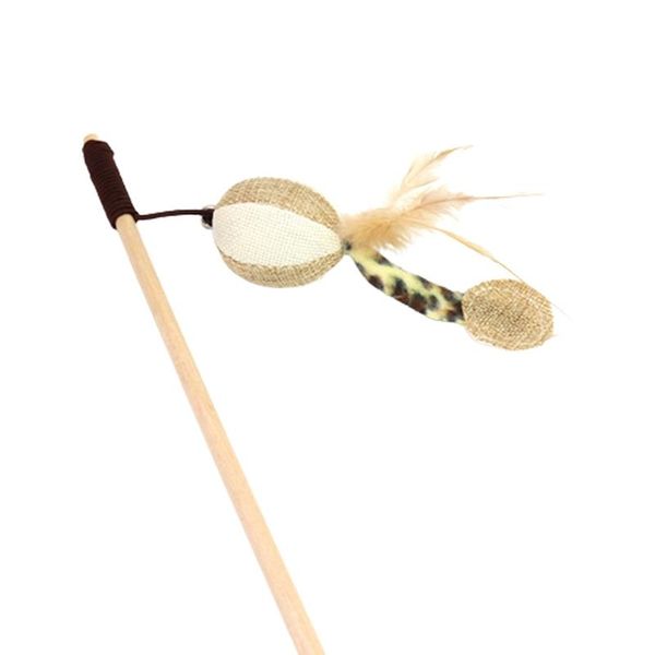 cat toys stick toy wooden rod small bell decor teaser play wand for pet supplies favors
cat toys stick toy wooden rod small bell decor teaser play wand for pet supplies favors