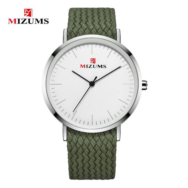 wristwatches classic weave nylon strap mens watches brand men 2021 casual concise fashion watch montre homme clock, Slivery;brown
wristwatches classic weave nylon strap mens watches brand men 2021 casual concise fashion watch montre homme clock, Slivery;brown
