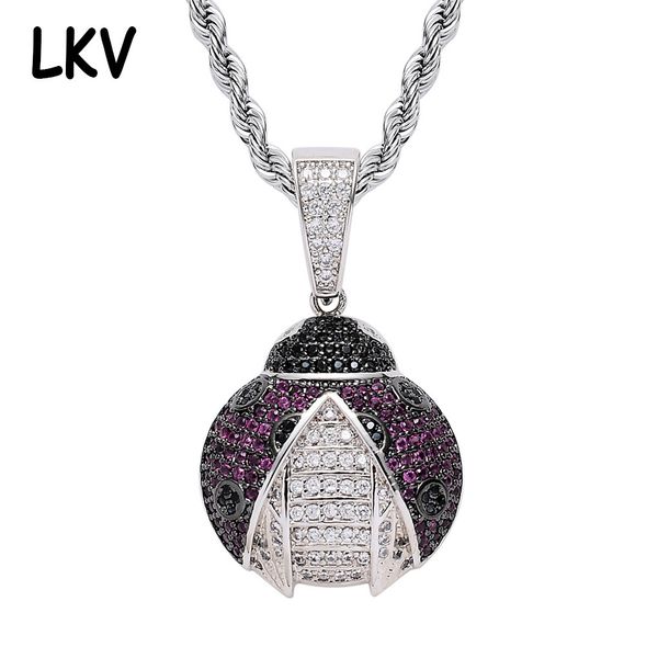 ins personality three dimensional seven star ladybug beetle pendant hip hop trendsetter necklace clavicle chain, Silver
ins personality three dimensional seven star ladybug beetle pendant hip hop trendsetter necklace clavicle chain, Silver