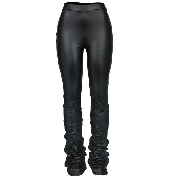 shestyle pu leather fashion new style pleated ruched solid skinny high waist black club night pants women autumn winterby, Black;white
shestyle pu leather fashion new style pleated ruched solid skinny high waist black club night pants women autumn winterby, Black;white