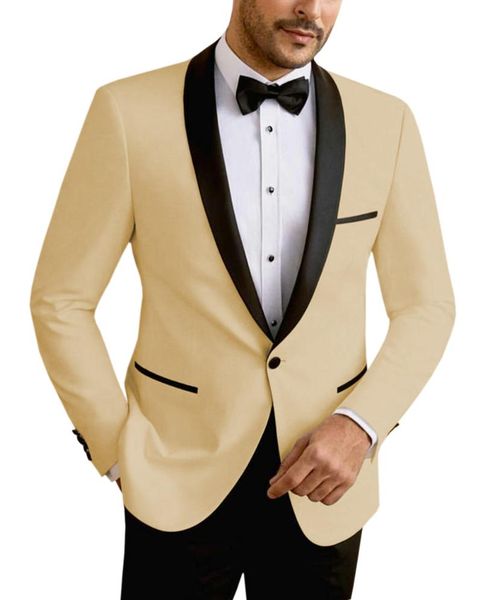 men's suits & blazers 2021 champagne for men 2 pieces shawl lapel tuxedos regular size groomsmen wedding (blazer+pants), White;black
men's suits & blazers 2021 champagne for men 2 pieces shawl lapel tuxedos regular size groomsmen wedding (blazer+pants), White;black