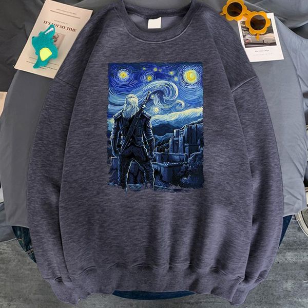 men's hoodies & sweatshirts starry kaer morhen print man casual loose pocket hoody streetwear hip hop vintage kpop tracksuit male, Black
men's hoodies & sweatshirts starry kaer morhen print man casual loose pocket hoody streetwear hip hop vintage kpop tracksuit male, Black