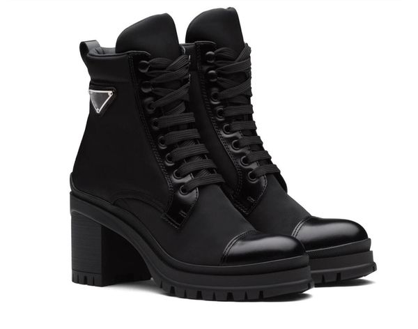 monolith white leather nylon pouch ankle combat boots platform wedges lace-up round toe block heels flat booties chunky luxury designer for, Black
monolith white leather nylon pouch ankle combat boots platform wedges lace-up round toe block heels flat booties chunky luxury designer for, Black