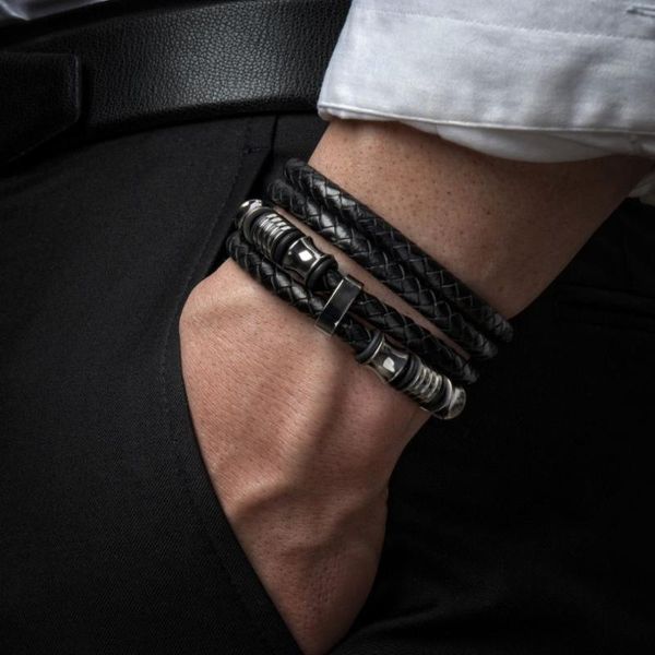 tennis genuine leather bracelet men double layer silver/gold color stainless steel magnetic clasp special jewelry for male gifts, Golden;silver
tennis genuine leather bracelet men double layer silver/gold color stainless steel magnetic clasp special jewelry for male gifts, Golden;silver