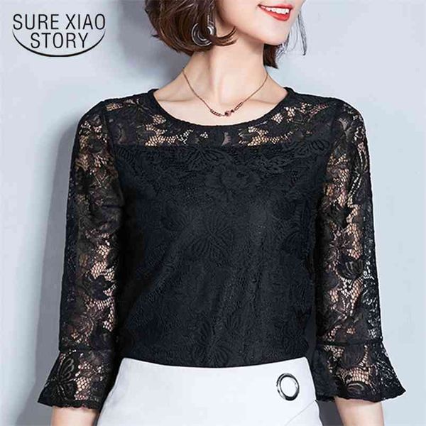 summer women blouses hollow floral lace blouse shirts o-neck lace s and 3426 50 210506, White
summer women blouses hollow floral lace blouse shirts o-neck lace s and 3426 50 210506, White