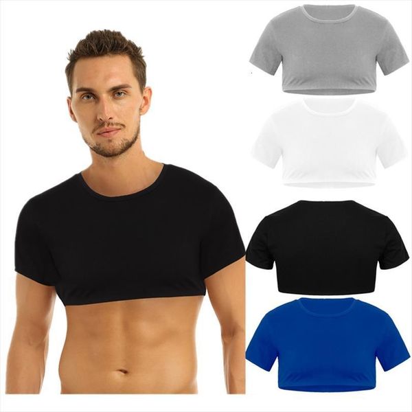 crop men clubwear stage costume tank shirt bodybuilding casual clothing male fitness vest sissy gay nightwear, White;black
crop men clubwear stage costume tank shirt bodybuilding casual clothing male fitness vest sissy gay nightwear, White;black