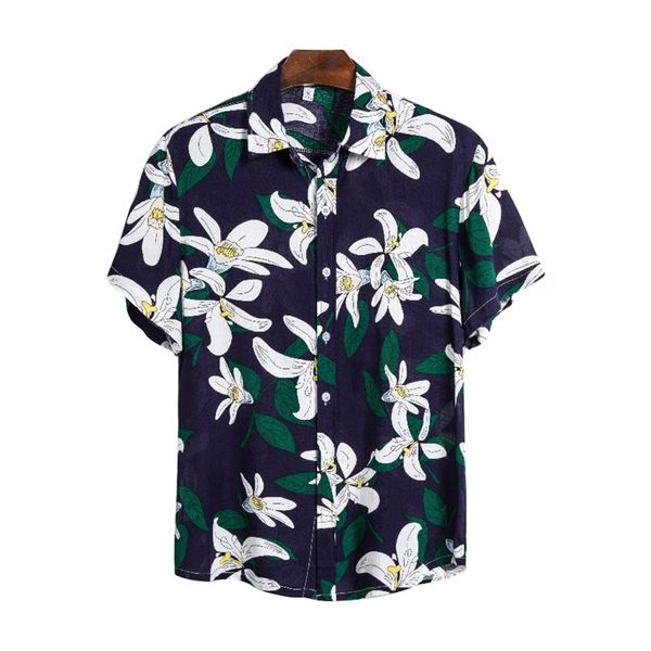 men floral printed short sleeve shirts, casual lapel buttons pattern summer shirt men's shirts, White;black
men floral printed short sleeve shirts, casual lapel buttons pattern summer shirt men's shirts, White;black