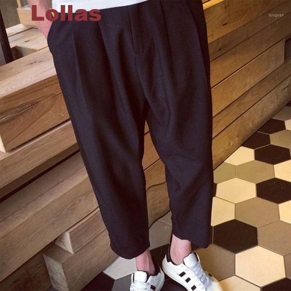 men's pants lollas spring and summer hong kong style loose wide leg nine point tide korean original japanese casual, Black
men's pants lollas spring and summer hong kong style loose wide leg nine point tide korean original japanese casual, Black