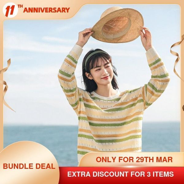 spring arrival stripe loose outwear sweet casual long sleeve round neck knit women's sweater sweaters, White;black
spring arrival stripe loose outwear sweet casual long sleeve round neck knit women's sweater sweaters, White;black