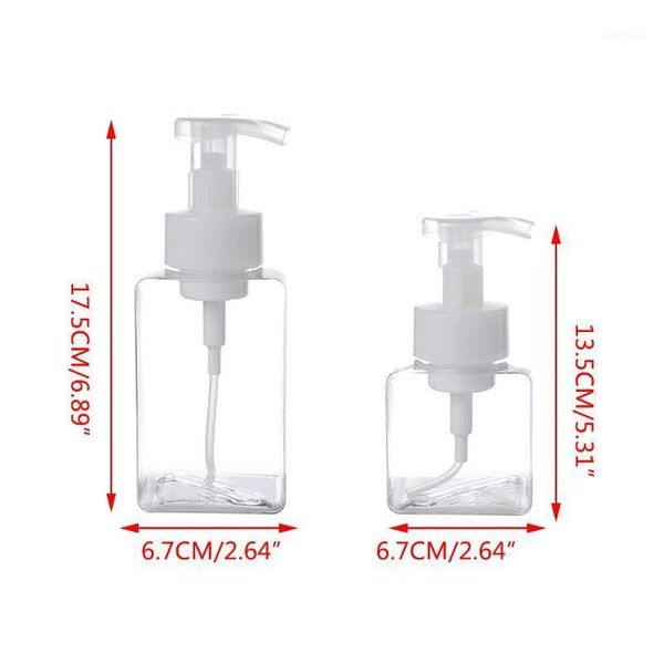 storage bottles & jars foaming hand soap dispenser press-type empty pump bottle liquid mousse container q81b
storage bottles & jars foaming hand soap dispenser press-type empty pump bottle liquid mousse container q81b