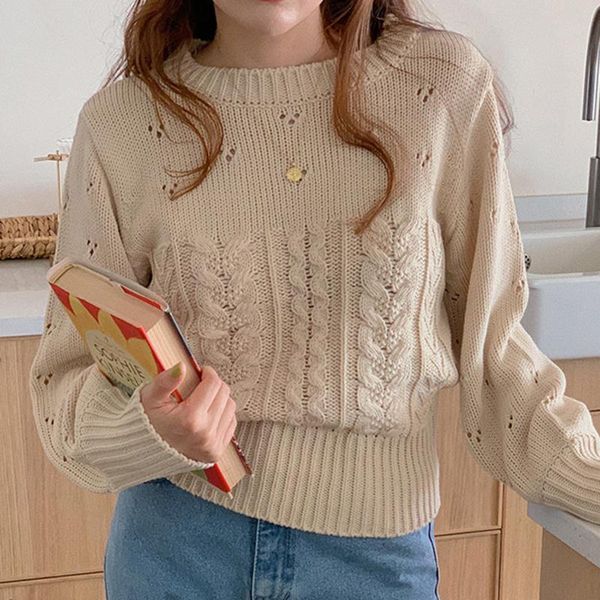 jumper elegant spring winter pullover knitted thick 2021 oversized vintage korean sweater women woman cute loose lady women's sweaters, White;black
jumper elegant spring winter pullover knitted thick 2021 oversized vintage korean sweater women woman cute loose lady women's sweaters, White;black