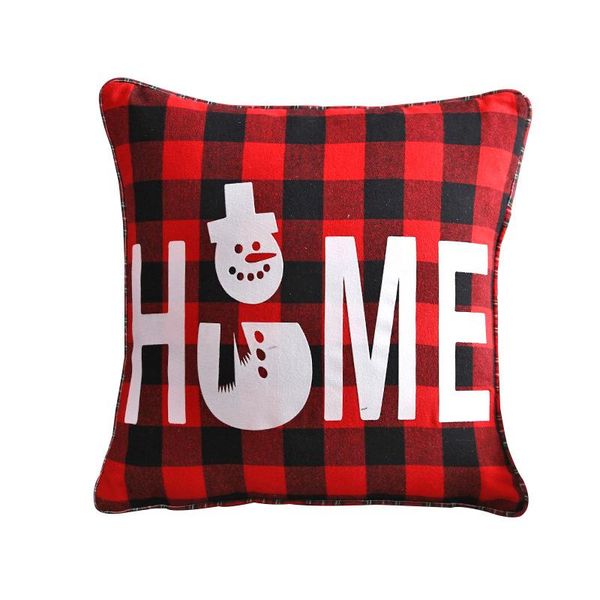 cushion/decorative pillow christmas cushion cover red and black plaid no inner core
cushion/decorative pillow christmas cushion cover red and black plaid no inner core