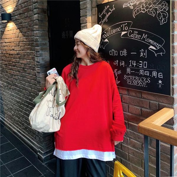 women's hoodies & sweatshirts women long sleeve simple o-neck retro spring autumn sweat shirts soft fashion female girl student 2021 h1, Black
women's hoodies & sweatshirts women long sleeve simple o-neck retro spring autumn sweat shirts soft fashion female girl student 2021 h1, Black