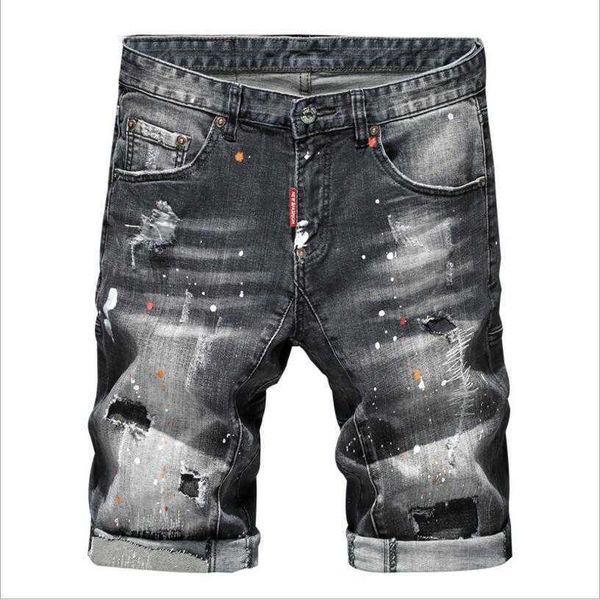 men's shorts summer denim black holes short jeans good quality fit casual fashion male high streetwear xt3z, White;black
men's shorts summer denim black holes short jeans good quality fit casual fashion male high streetwear xt3z, White;black