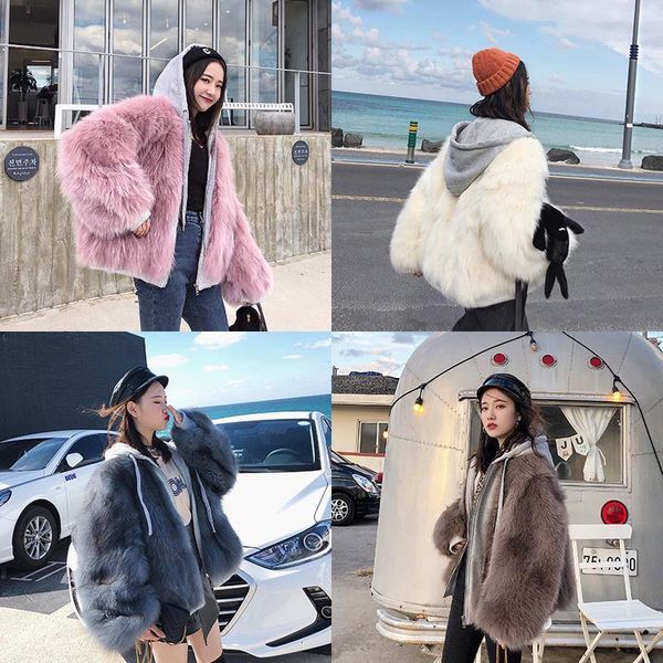 women's fur & faux grass short style overcomes thickened cotton padded clothes, wear on both sides, fashionable and versatile young wom, Black
women's fur & faux grass short style overcomes thickened cotton padded clothes, wear on both sides, fashionable and versatile young wom, Black