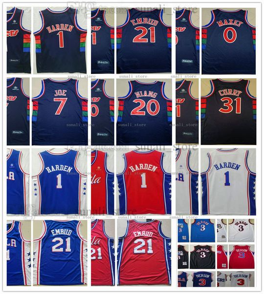 100% stitched 2022 city navy 1 james harden jersey basketball joel embiid 21 georges niang 20 tyrese maxey 0 isaiah joe 7 edition red blue m, Black;red
100% stitched 2022 city navy 1 james harden jersey basketball joel embiid 21 georges niang 20 tyrese maxey 0 isaiah joe 7 edition red blue m, Black;red