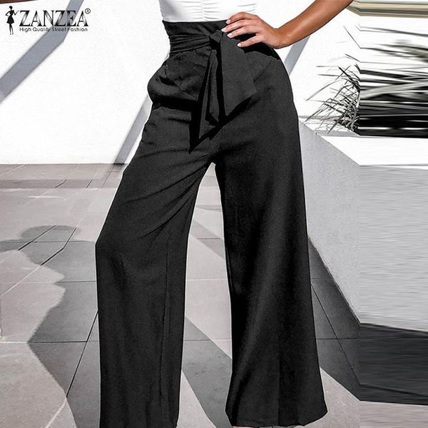 women's pants & capris high elastic waist loose bottoms fashion wide leg 2022 summer womens solid trouser casual ol work long pantalo, Black;white
women's pants & capris high elastic waist loose bottoms fashion wide leg 2022 summer womens solid trouser casual ol work long pantalo, Black;white