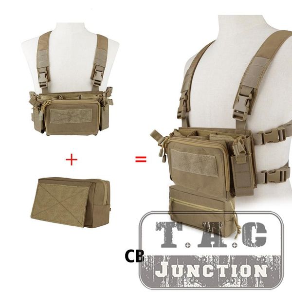 tactical simple version 3 chest rig set lightweight armor carrier 5.56 magazine pouch utility for hunting jackets, Camo;black
tactical simple version 3 chest rig set lightweight armor carrier 5.56 magazine pouch utility for hunting jackets, Camo;black