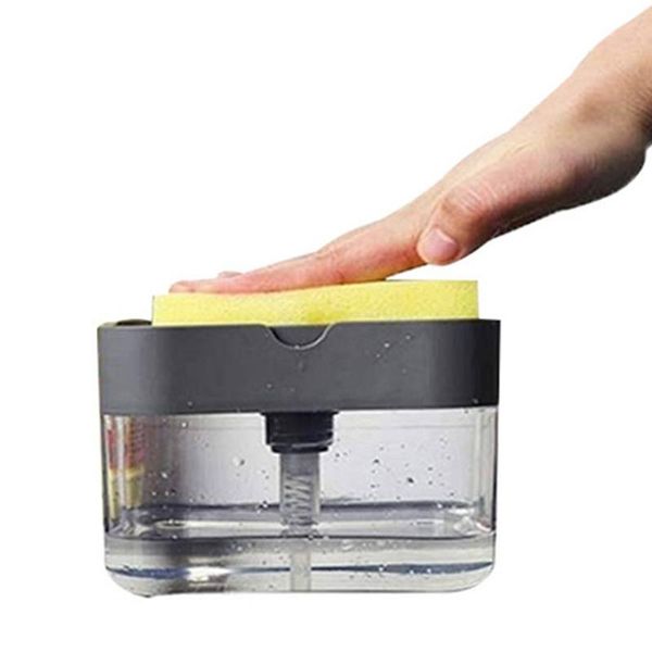 soap pump dispenser with sponge holder 2-in-1 manual press liquid washing kitchen cleaner tool
soap pump dispenser with sponge holder 2-in-1 manual press liquid washing kitchen cleaner tool