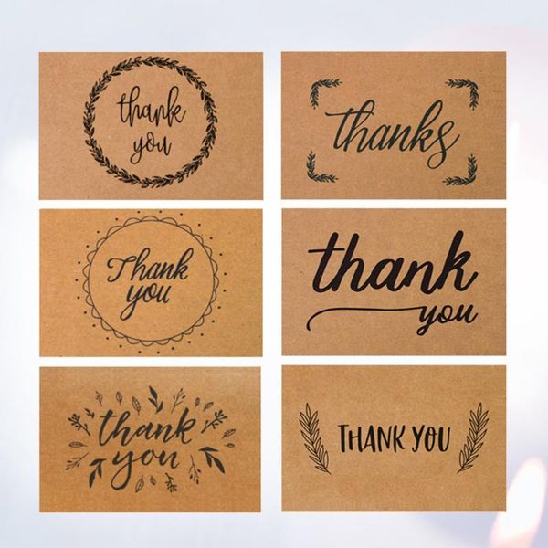36pcs retro kraft paper thank you cards greeting with envelopes for festival graduation
36pcs retro kraft paper thank you cards greeting with envelopes for festival graduation