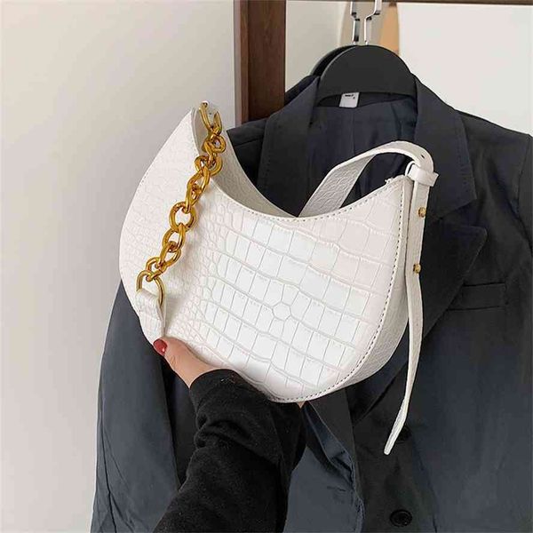 shell women's summer 2021 new fashion crocodile pattern foreign temperament chain single shoulder underarm bag women
shell women's summer 2021 new fashion crocodile pattern foreign temperament chain single shoulder underarm bag women