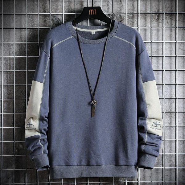 men's hoodies & sweatshirts sweater spring and autumn round neck tide loose casual long-sleeved t-shirt hoodless bottoming shirt, Black
men's hoodies & sweatshirts sweater spring and autumn round neck tide loose casual long-sleeved t-shirt hoodless bottoming shirt, Black