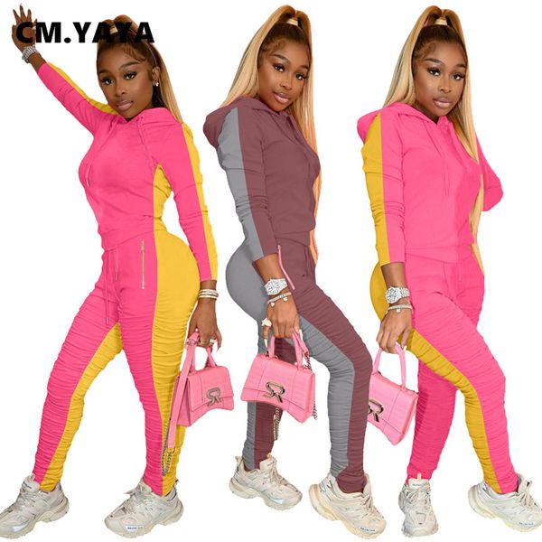 active patchwork two 2piece set for women fall winter fitness outfit hooded jaet + staed pants set sporty trasuitby air, White
active patchwork two 2piece set for women fall winter fitness outfit hooded jaet + staed pants set sporty trasuitby air, White
