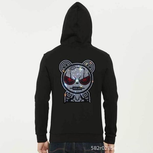 men's hoodies & sweatshirts european american brand rhinestone men street casual hip hop pullover, Black
men's hoodies & sweatshirts european american brand rhinestone men street casual hip hop pullover, Black