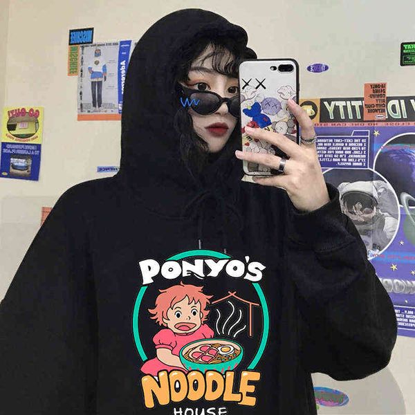 90s japanese anime funny noodle print hoodies women classic graphic streetwear winter warm fashion male sweatshirts unisex, Black
90s japanese anime funny noodle print hoodies women classic graphic streetwear winter warm fashion male sweatshirts unisex, Black