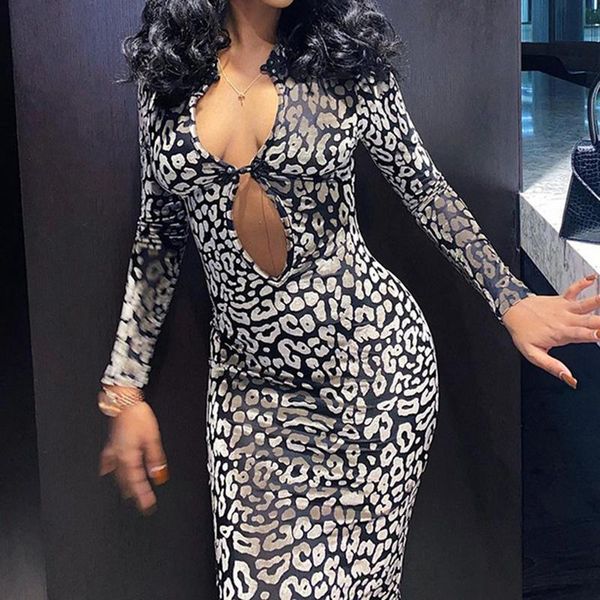 casual dresses omsj lady leopard print long sleeve v-neck bandage maxi dress 2021 early autumn hem back split slim pullover clubwear, Black;gray
casual dresses omsj lady leopard print long sleeve v-neck bandage maxi dress 2021 early autumn hem back split slim pullover clubwear, Black;gray