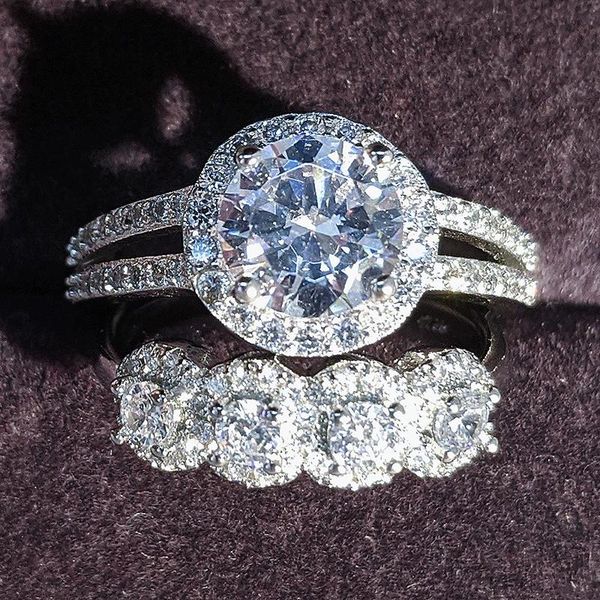 cluster rings 2021 arrival luxury round 925 sterling silver wedding ring set for women lady anniversary gift jewelry bulk sell r5129, Golden;silver
cluster rings 2021 arrival luxury round 925 sterling silver wedding ring set for women lady anniversary gift jewelry bulk sell r5129, Golden;silver