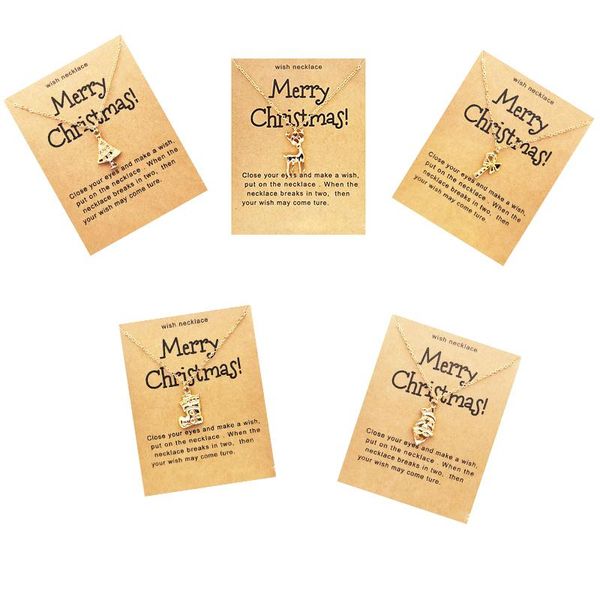 pendant necklaces women santa claus socks tree necklace with christmas card wish cards chain for gift 5 styles, Silver
pendant necklaces women santa claus socks tree necklace with christmas card wish cards chain for gift 5 styles, Silver