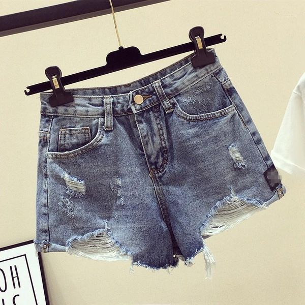women's shorts fashion summer ladies plus size 5xl denim straight female high waist hole ripped wide leg, White;black
women's shorts fashion summer ladies plus size 5xl denim straight female high waist hole ripped wide leg, White;black