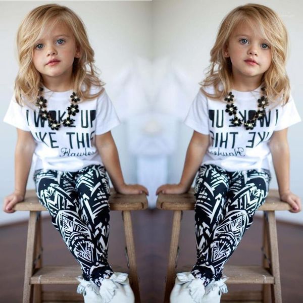 clothing sets 1 to 8yrs baby girls summer set girl stripe letter i woke up like this toddler t-shirt and pants outfits, White
clothing sets 1 to 8yrs baby girls summer set girl stripe letter i woke up like this toddler t-shirt and pants outfits, White