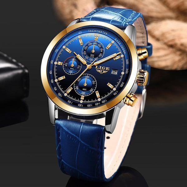 wristwatches relogio masculino 2021 lige watch men fashion 24 hour date quartz clock mens watches sport leather waterproof, Slivery;brown
wristwatches relogio masculino 2021 lige watch men fashion 24 hour date quartz clock mens watches sport leather waterproof, Slivery;brown